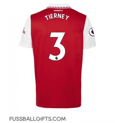 Arsenal Kieran Tierney #3 Fußballbekleidung Heimtrikot 2022-23 Kurzarm
